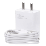 Xiaomi 22 5w fast charger combo white Full View