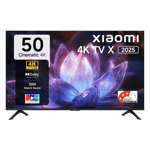 Xiaomi tv 4k ultra hd x series 2025 50 inch Front View