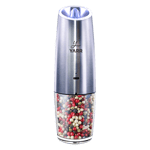 Yarr salt and pepper automatic portable grinder 300g silver Front View Image