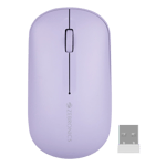 Zebronics zeb pulse multi mode wireless mouse Lavendar Front View