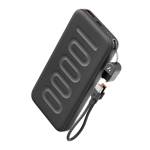 ambrane stylo n10 22 5w 10000 mah power bank black Front view