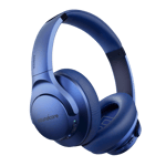 anker soundcore life q20 boom headset blue front view