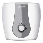 ao smith finesse storage water heater 10 litre white front view