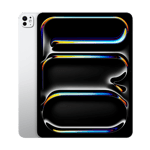 apple ipad pro standard glass with apple m4 chip 13 inch wifi silver 256gb front view front view