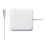 apple magsafe power adapter 60w for macbook and 13 inch macbook pro white mc461hn a front view