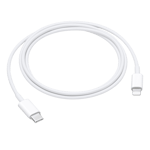 apple muq93zm a usb c to lightning 1m cable white front view