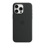 apple silicone case with magsafe for iphone 15 pro max black 01