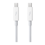 apple thunderbolt cable 0 5m white md862zm a stright view