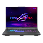 asus rog strix g16 intel core i7 13th gen windows 11 home laptop g614ju n4200ws eclipse gray 16gb 1tb front view