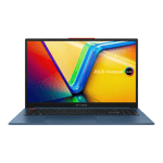 asus vivobook s15 oled intel core i5 13th gen windows 11 home laptop solar blue s5504va ma541ws 16gb ram 512gb ssd front view