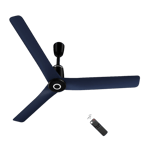 atomberg aris contour smart bldc motor with remote 1200 mm ceiling fan ritz blue Front view