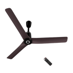 atomberg aris contour smart bldc motor with remote 1200 mm ceiling fan umber brown Front view
