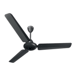 atomberg ikano 1200 mm ceiling fan gloss black front side view