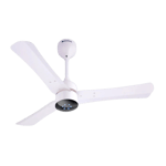 atomberg renesa bldc motor with remote 900 mm ceiling fan pearl white front side view