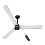 atomberg renesa halo smart bldc motor with remote 1200 mm ceiling fan White with Black front view