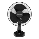 bajaj neo spectrum 400 mm table fan all black front vieww