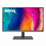 benq pd2706u 4k uhd ips monitor dark grey 27 inch Front view