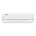 blue star 1 5 ton 5 star inverter split ac ic518tnurs 1 5 ton 5 star front view