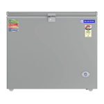 blue star 215 l single door 4 star standard deep freezer cf4 230npyw sl silver Front View