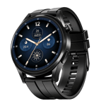 boat chrome horizon smart watch midnight black Front View