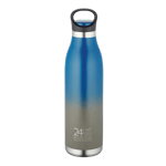 borosil color crush 700 ml water bottle blue front view