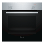 bosch 66 l series 2 built in microwave oven hbf010br0z stainless steel front view
