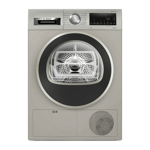 bosch 8 0kg front load washing machine series 4 wpg23108in silver front view