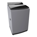 bosch 8 0kg fully automatic top load washing machine woe802d1in dark grey front view
