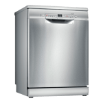 bosch series 6 13 place settings dishwasher sms6iti00i silver inox front view