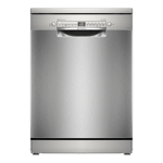 bosch series 6 14 place settings dishwasher sms6iki01i silver Front View