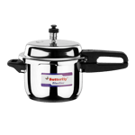 butterfly stainless steel blue line pressure cooker 3 litre front view