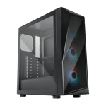 cooler master cmp 520 mid tower mesh gaming case 3 120mm argb fans black 01
