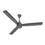 crompton energion groove bldc motor with remote 1200 mm ceiling fan titanium front view