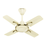 crompton super briz deco 600 mm ceiling fan birken ivory front back view