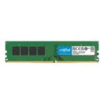 crucial ddr4 3200mhz udimm single desktop ram 16gb green front view