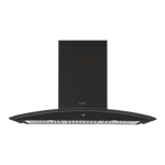elica ismart glace trim bf ltw 903 nero wall mounted chimney black front view