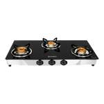 faber cooktop jumbo 3bb ss 3 burner gas stove black front view