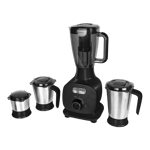 faber fmg candy 4j 800w mixer grinder black front view