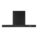 faber hood cygnus in 3d hc sc fl bk 90 mounted chimney black front view