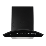 faber hood ellora 3d in hc sc fl bk 60 wall mounted chimney black front view