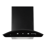 faber hood magnus 3d in hc sc fl ebk 60 wall mounted chimney black Front View