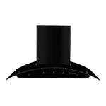 faber hood primus plus energy ind hc sc bk 90 wall mounted chimney black front view
