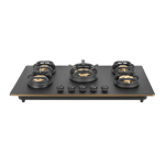 faber verona ind hd905 ci ffd ai 5 burner built in hob black Front view