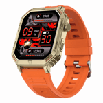 fire boltt commando smartwatch orange Left View