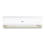 haier 1 ton 5 star kinouchi heavy duty hexa inverter split ac hsu14k pysg5bn inv 1 ton 5 star front view