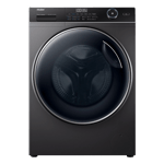 haier 10 5kg 5 0kg fully automatic front load washer dryer combo hwd105 b14959s8u1 dark jade silver front view
