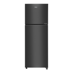 haier 240 l frost free double door 2 star refrigerator hrf 2902bgb black 01 front view