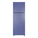 haier 240 l frost free double door refrigerator hrf 2902erb p radish blue front side view