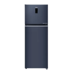 haier 358 l direct cool double door 2 star refrigerator hrf 4083blgk p graphite black FRONT VIEW