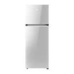 haier 375 l frost free double door refrigerator hrf 3954pmg e mirror glass front view